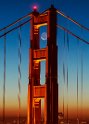 Golden Gate Moon Rise